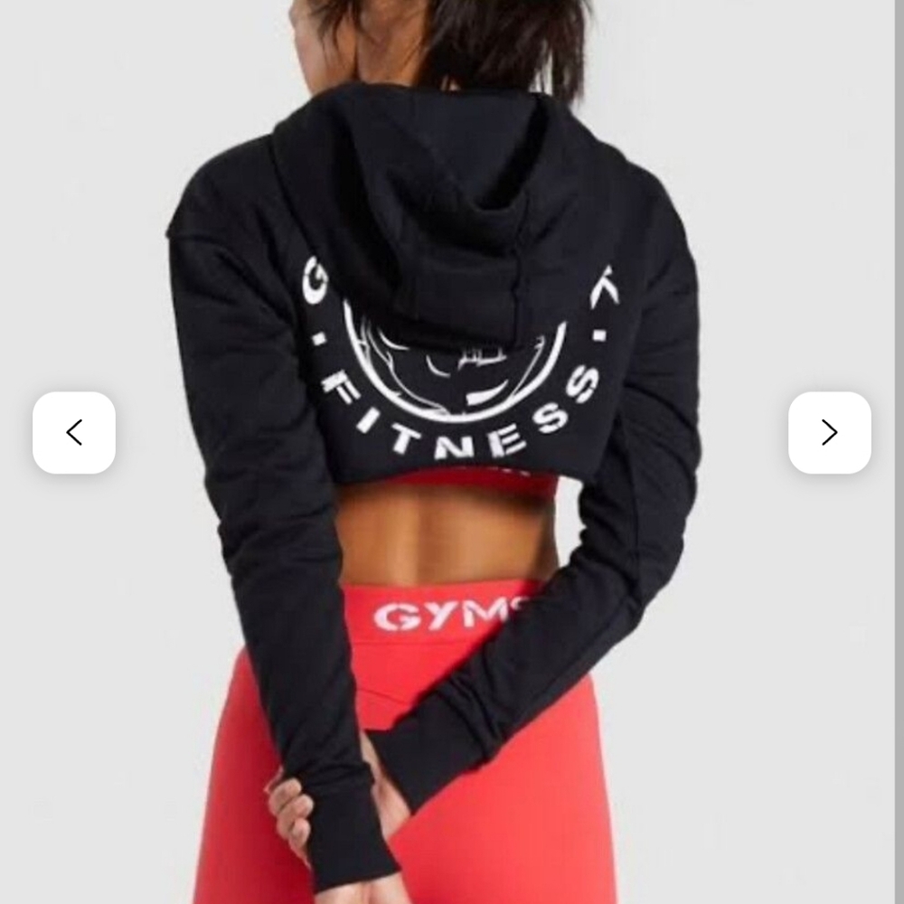 Gymshark Limited Edition Legacy Hoodie Cropped Size XS